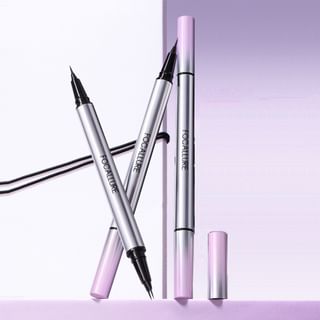 FOCALLURE - Duo Liquid Eyeline And Brow Pen - 2 Colors