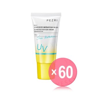 PEZRI - UV Protection Sun Cream SPF 50 PA++++ (x60) (Bulk Box)