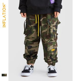 camouflage cargo joggers