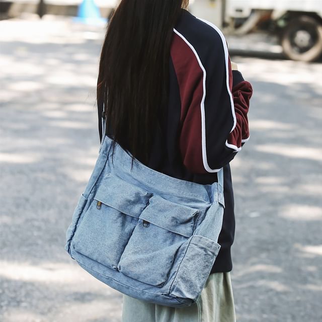 Melois-Denim Crossbody Bag