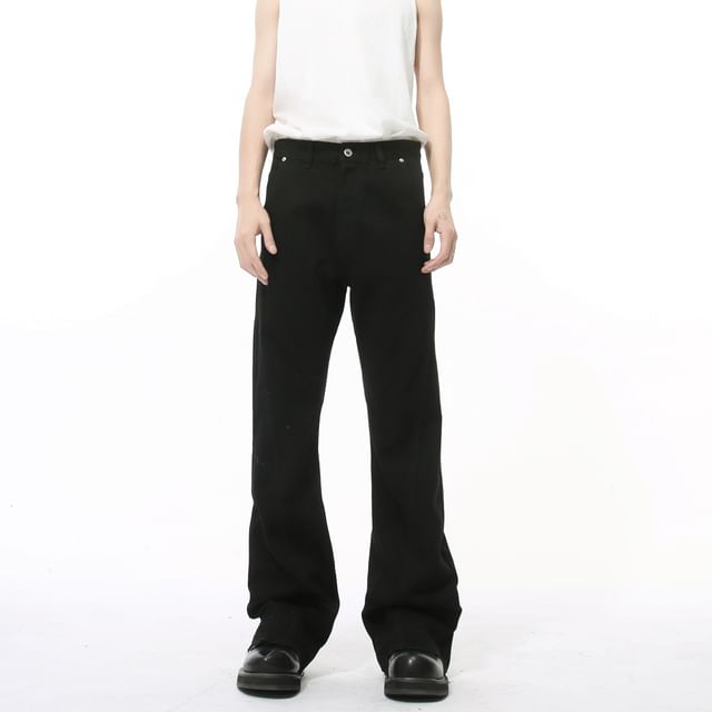 FAERIS-High Waist Bootcut Jeans