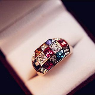 Gaya-Rhinestone Ring