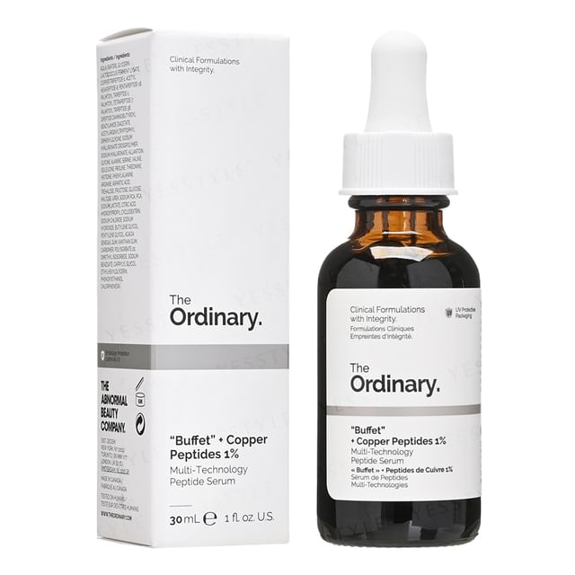 The Ordinary - Sérum con Péptidos Buffet & Copper Peptides 1% Serum |  YesStyle