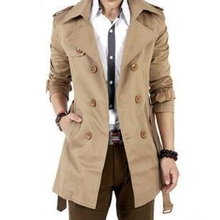 Topform - Double-Breasted Trench Coat | YesStyle