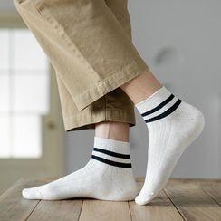 Guliga - Set Of 5 Pairs: Contrast Lining Socks