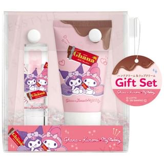 CRUX - Sanrio My Melody & Kuromi x Lotte Ghana Lip & Hand Cream Gift Set