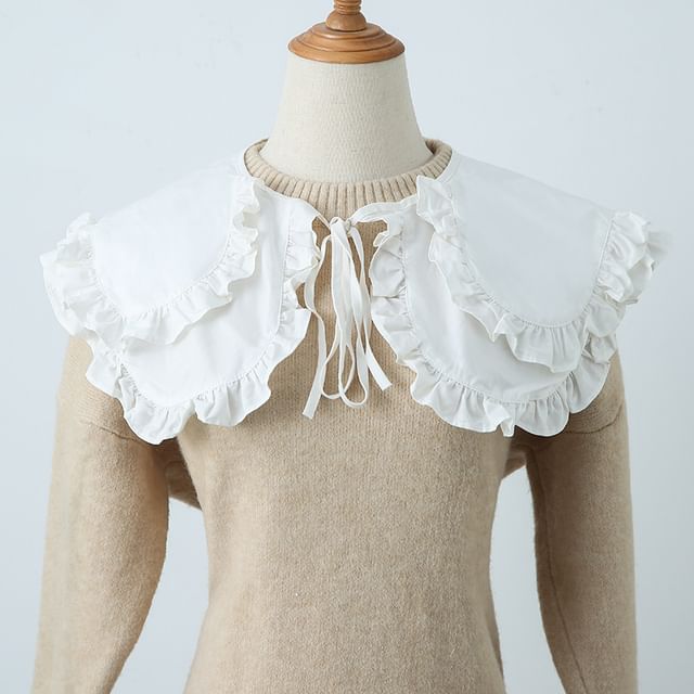 GOGO Girl-Layered Plain Decorative Collar