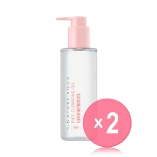 S.NATURE - Aqua Rice Cleansing Oil 2pcs Bundle Set
