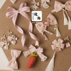 AOI - Bow Hair Clip / Dangle Earring / Choker / Headband (Various Designs) AOI - Bow Hair Clip / Dangle Earring / Choker / Headband (Various Designs)