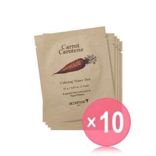 SKINFOOD - Carrot Carotene Calming Water Pad Pouch Set 10pcs Bundle Set