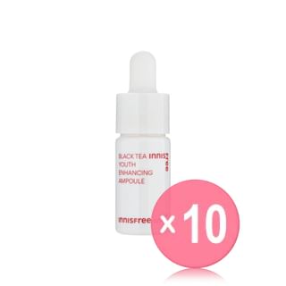 innisfree - Black Tea Youth Enhancing Ampoule Mini 10pcs Bundle Set