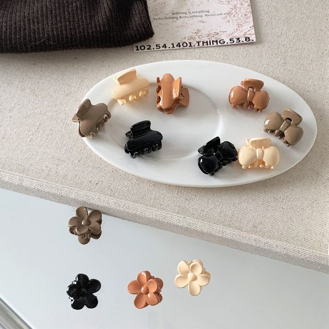 Nozomi Set of 4 Bow / Flower Hair Clamp YesStyle