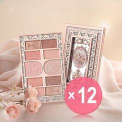 CHEERFLOR - Brilliant Secret Series 10-Color Frame Eyeshadow Palette - 3 Types (x12) (Bulk Box)