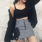 MePanda - Check Mini Skirt | YesStyle