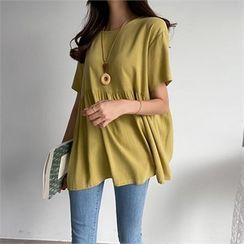 PIPPIN - Linen Blend A-Line Top PIPPIN - Linen Blend A-Line Top