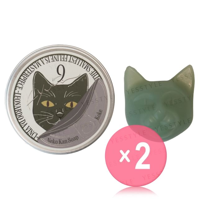9-kyuu-Neko Kan Soap 4 Koke Forest Sleeping Dragon 2pcs Bundle Set