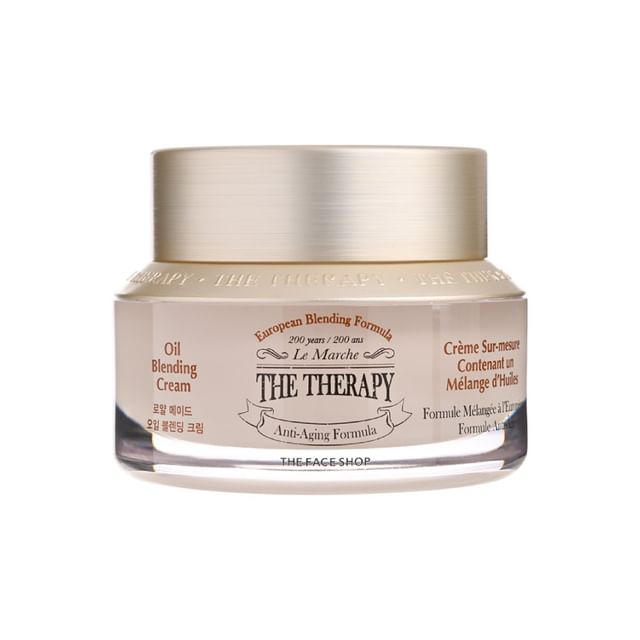 THE FACE SHOP-The Therapy Oil Blending Cream - Crème de soin aux huiles