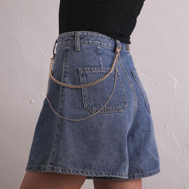 LIVSIA-Layered Alloy Jeans Chain