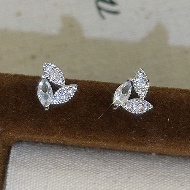 True Glam-Rhinestone Stud Earring