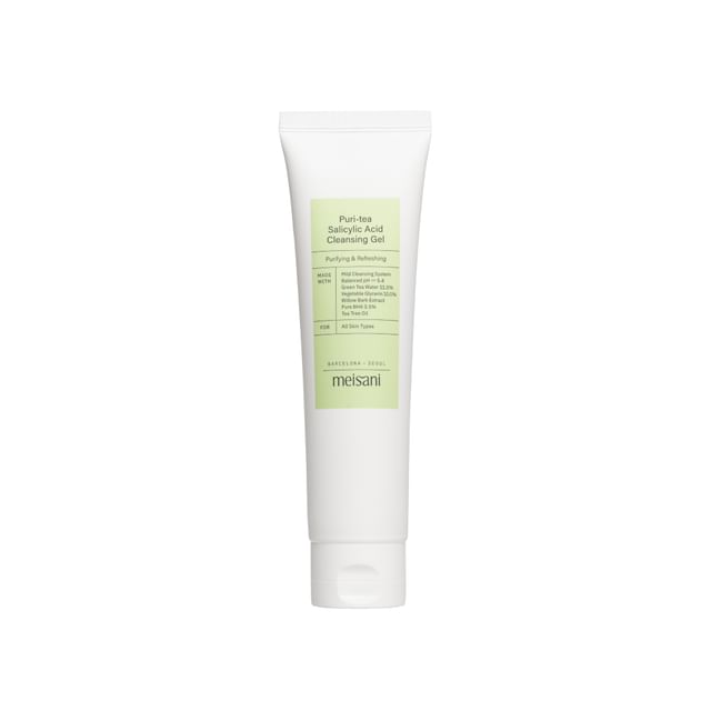 Meisani-Puri-Tea Salicylic Acid Cleansing Gel - Gel de Limpeza Facial com Ácido Salicílico-150 Ml
