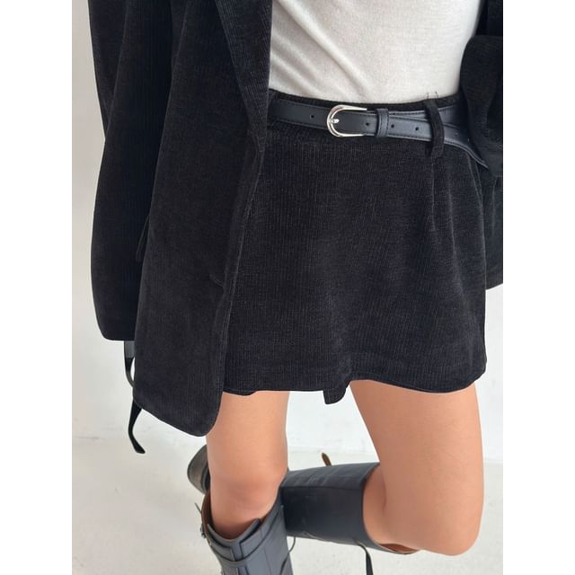 SeoulPop-Corduroy Skort