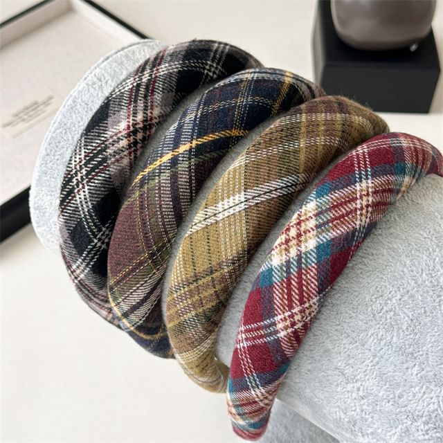 enthice-Plaid Headband