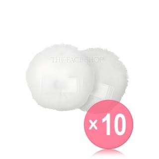 THE FACE SHOP - Daily Beauty Tools Pastel Cushion Blusher Puff Set 10pcs Bundle Set