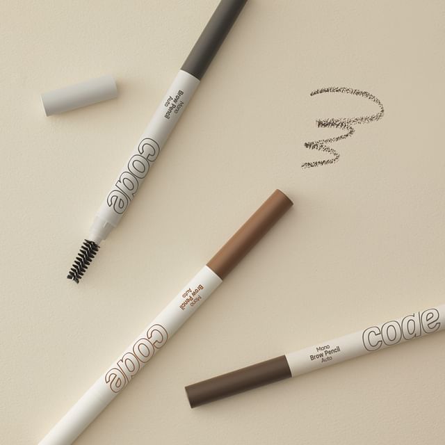 CODE GLOKOLOR-Mono Brow Pencil Auto - 3 Colors