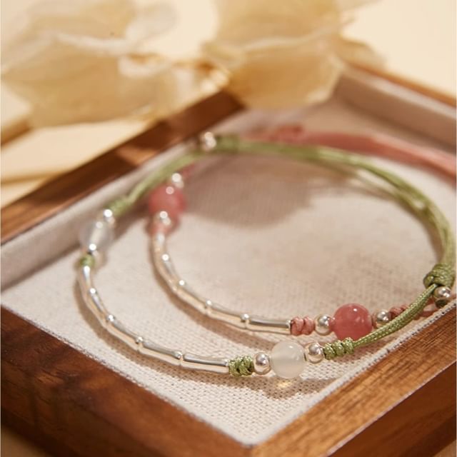 Seirios-Faux Gemstone Bead Bracelet Various Designs