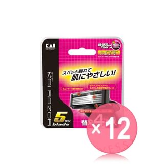 KAI - 5 Blades Refill Set (x12) (Bulk Box)