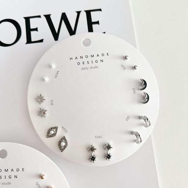 SeoulMall-Mini Earrings Set