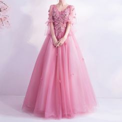 Fioridi - 繡花A字晚禮服 Fioridi - 繡花A字晚禮服