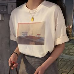monroll - Short-Sleeve Printed T-Shirt monroll - Short-Sleeve Printed T-Shirt
