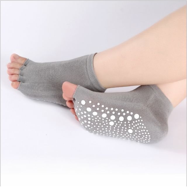 Huasha - Plain Yoga Toe Socks