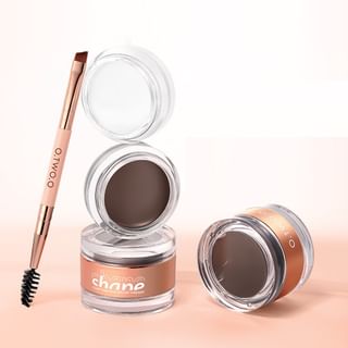 O.TWO.O - 2 in 1 Fluff Shaping brow Cream - 3 Colors