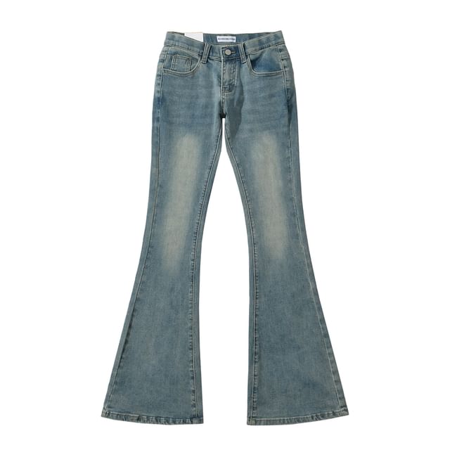 Ulark-High Waist Flared Jeans