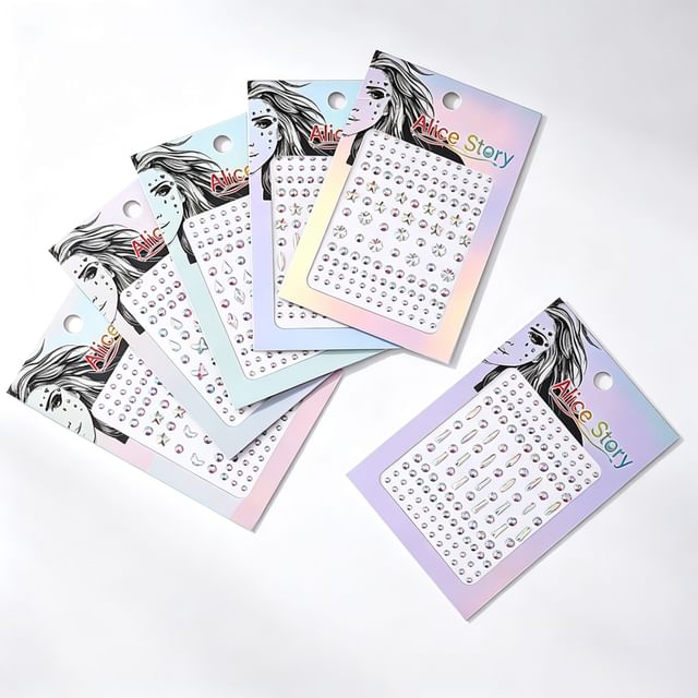 WGOMM-Face Gem Stickers