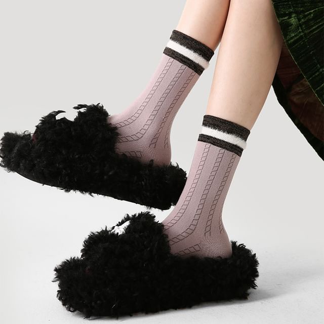 Gentiana-Striped Socks