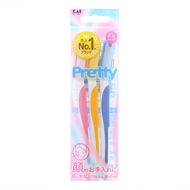 KAI-Aparelhos de Barbear Descartáveis Pretty For Face Tamanho G-3 Un