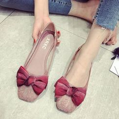 PLAS - Bow Accent Mesh Panel Flats PLAS - Bow Accent Mesh Panel Flats