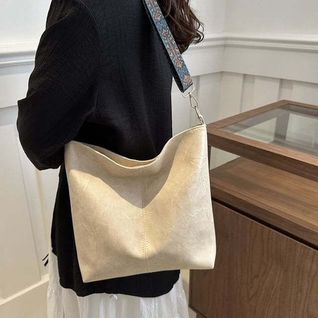 NewTown-Faux Leather Crossbody Bag