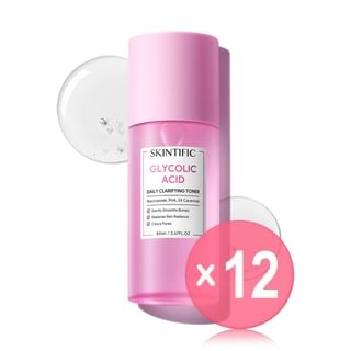 SKINTIFIC - Glycolic Acid Daily Clarifying Toner (x12) (Bulk Box)