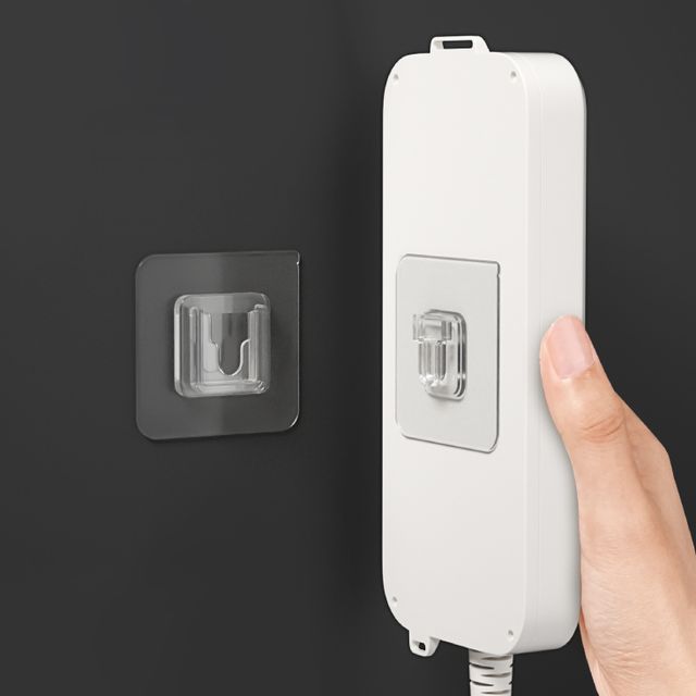 Porcini Adhesive Power Strip Organizer / Set YesStyle