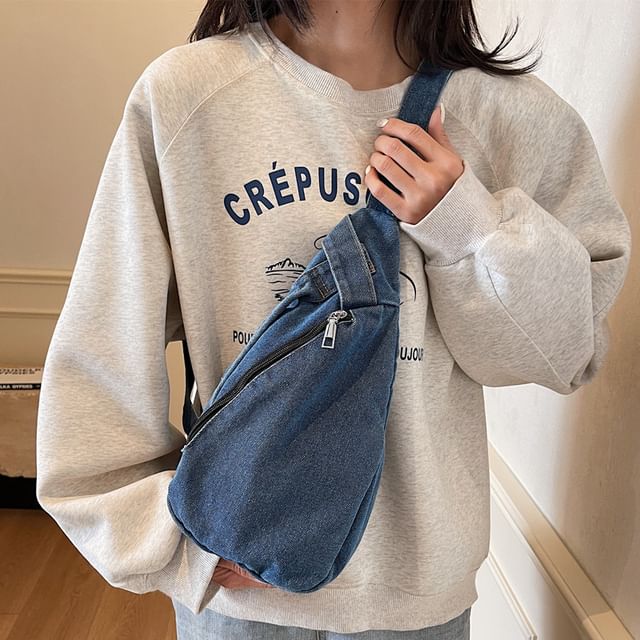 Melois-Denim Sling Bag
