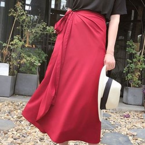 Silk skirt clearance yesstyle