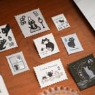 DUGA - Cat Stamp Sticker (Various Designs) | YesStyle