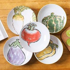 Choyce - Vegetable Print Ceramic Plate