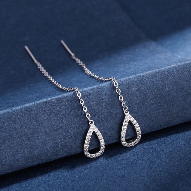 Chimerro-Rhinestone Threader Earring