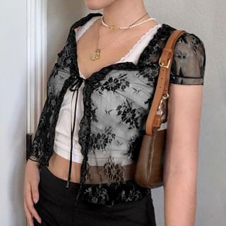 lace cardigan