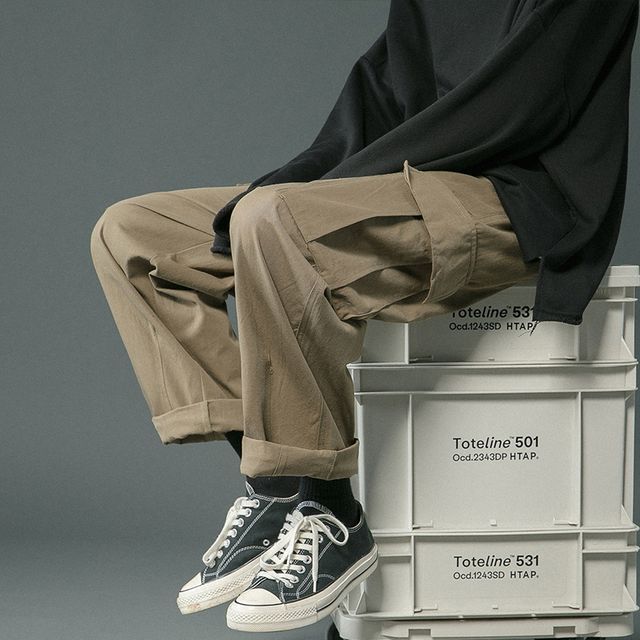 Chuoku-Cargo Straight Leg Pants